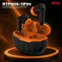 RTPODS-11Pro ANC Wireless TWS Earbuds With IPX5 Sweat Resistance (Active Noise Cancelling)
